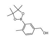 (4-甲基-3-(4,4,5,5-四甲基-1,3,2-二氧硼戊烷-2-基)苯基)甲醇图片