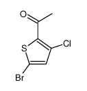 1-(5-bromo-3-chlorothiophen-2-yl)ethanone Structure