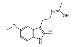 acetamide, N-[2-(2-iodo-5-methoxy-1H-indol-3-yl)ethyl]- picture