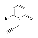 6-bromo-1-prop-2-ynylpyridin-2-one结构式