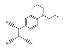 1,1,2-Ethenetricarbonitrile,2-[4-[bis(2-chloroethyl)amino]phenyl]- picture