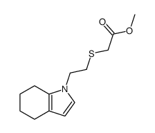 methyl ester of 2-(4,5,6,7-tetrahydroinoyl-1)ethylthioacetic acid Structure