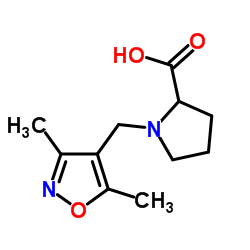 1-[(3,5-Dimethyl-1,2-oxazol-4-yl)methyl]proline Structure