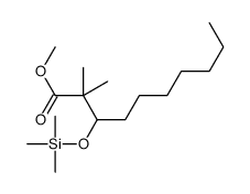 methyl 2,2-dimethyl-3-trimethylsilyloxydecanoate Structure