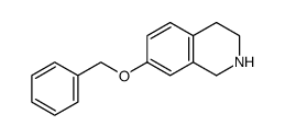 7-benzyloxy-1,2,3,4-tetrahydro-isoquinoline结构式