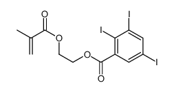 2-(2',3',5'-triiodobenzoyl)ethyl methacrylate Structure