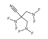 1,2,3-Tris-(difluoramino)-2-cyan-propan结构式