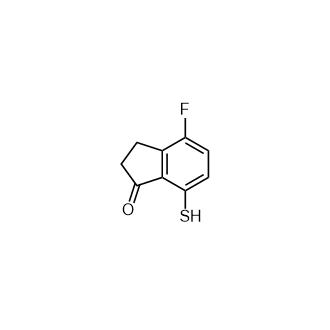 4-fluoro-7-mercapto-2,3-dihydro-1H-inden-1-one picture