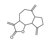 3,6,9-trimethylidene-3a,4,5,6a,7,8,9a,9b-octahydroazuleno[4,5-b]furan-2-one结构式