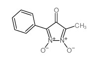 4H-Pyrazol-4-one,3-methyl-5-phenyl-, 1,2-dioxide结构式