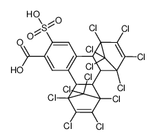 3-SULFO-2-NAPHTHOIC ACID, MG SALT-BIS (H EXACL-CYCLOPENTADIENE) TECH., MOI Structure