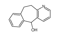 10,11-Dihydro-5H-benzo[4,5]cyclohepta[1,2-b]pyridin-5-ol结构式