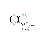 3-(3-Methylisoxazol-5-yl)pyrazin-2-amine Structure