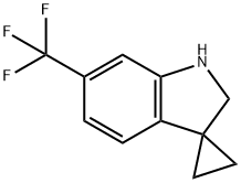 6'-(TRIFLUOROMETHYL)SPIRO[CYCLOPROPANE-1,3'-INDOLINE] structure