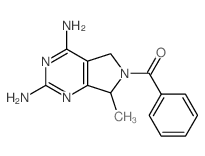 Methanone,(2,4-diamino-5,7-dihydro-7-methyl-6H-pyrrolo[3,4-d]pyrimidin-6-yl)phenyl- picture