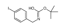 (4-IODO-BENZYL)-CARBAMIC ACID TERT-BUTYL ESTER Structure