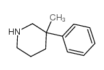 3-methyl-3-phenylpiperidine structure