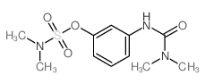 3-[3-(dimethylsulfamoyloxy)phenyl]-1,1-dimethyl-urea structure