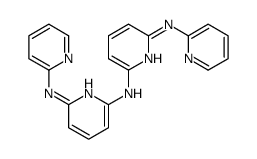 2-N-pyridin-2-yl-6-N-[6-(pyridin-2-ylamino)pyridin-2-yl]pyridine-2,6-diamine结构式