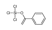 trichloro(1-phenylethenoxy)silane Structure