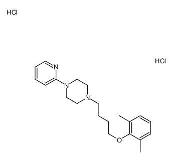 1-[4-(2,6-dimethylphenoxy)butyl]-4-pyridin-2-ylpiperazine,dihydrochloride结构式