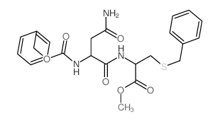 methyl 3-benzylsulfanyl-2-[(3-carbamoyl-2-phenylmethoxycarbonylamino-propanoyl)amino]propanoate picture