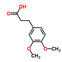 3-(3,4-二甲氧基苯)丙酸结构式