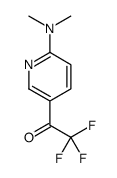 Ethanone, 1-[6-(dimethylamino)-3-pyridinyl]-2,2,2-trifluoro- (9CI) structure