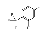 2-Fluoro-4-iodo-1-(trifluoromethyl)benzene结构式