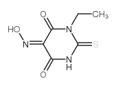 4,5,6(1H)-Pyrimidinetrione,1-ethyldihydro-2-thioxo-,5-oxime(9CI) picture