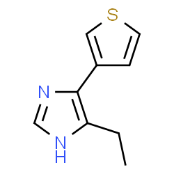 1H-Imidazole,4-ethyl-5-(3-thienyl)- picture