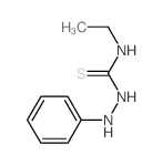 Hydrazinecarbothioamide,N-ethyl-2-phenyl- structure