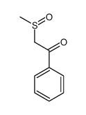 2-(Methylsulfinyl)acetophenone structure