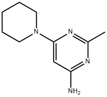 2-methyl-6-(piperidin-1-yl)pyrimidin-4-amine Structure
