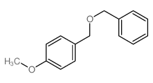 Benzene,1-methoxy-4-[(phenylmethoxy)methyl]- Structure