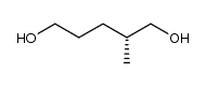 (-)-(S)-2-methylpentane-1,5-diol Structure