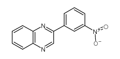 2-(3-硝基苯基)喹喔啉结构式