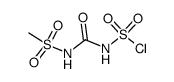 N-Chlorsulfonyl-N'-methylsulfonylharnstoff结构式