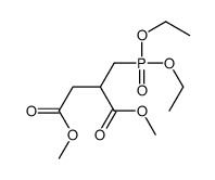 dimethyl 2-(diethoxyphosphorylmethyl)butanedioate Structure