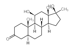 5a-Androstan-3-one, 11b,17b-dihydroxy-17-methyl- (6CI,7CI,8CI) picture