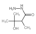 Butanoic acid,3-hydroxy-2,3-dimethyl-, hydrazide Structure