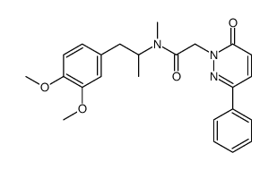 N-[1-(3,4-dimethoxyphenyl)propan-2-yl]-N-methyl-2-(6-oxo-3-phenylpyridazin-1-yl)acetamide Structure