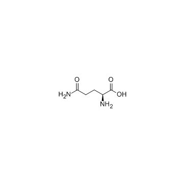 L-Glutamine Structure