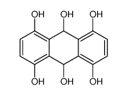 9,10-dihydroanthracene-1,4,5,8,9,10-hexol结构式