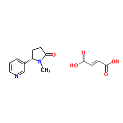 COTININEFUMARATE Structure