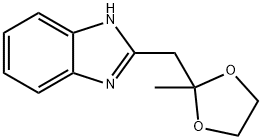 2-[(2-methyl-1,3-dioxolan-2-yl)methyl]-1H-1,3-benzodiazole Structure