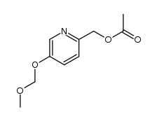 (5-(methoxymethoxy)pyridin-2-yl)methyl acetate Structure