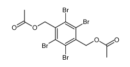 [4-(acetyloxymethyl)-2,3,5,6-tetrabromophenyl]methyl acetate Structure