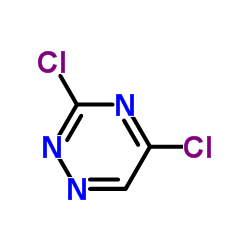 3,5-Dichloro-1,2,4-triazine Structure