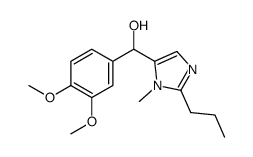 (3,4-dimethoxyphenyl)-(3-methyl-2-propylimidazol-4-yl)methanol Structure